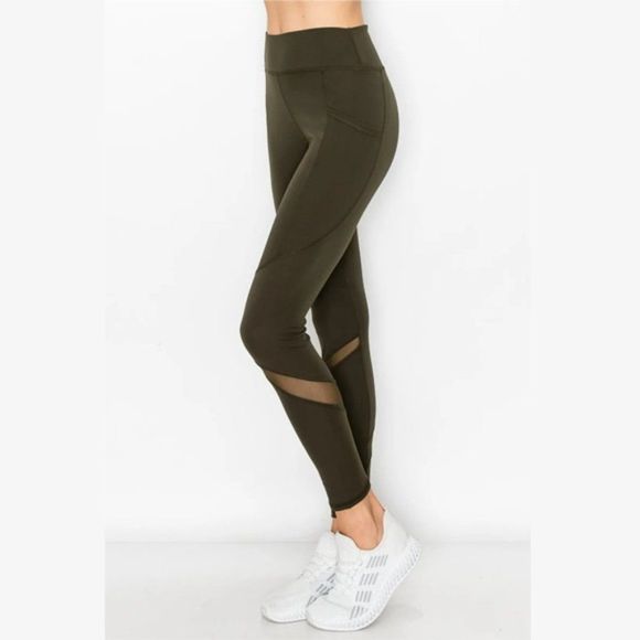 Calve Mesh Pocket Legging - Summer legging - fall legging - Pocket Legging - Picture 2 of 3